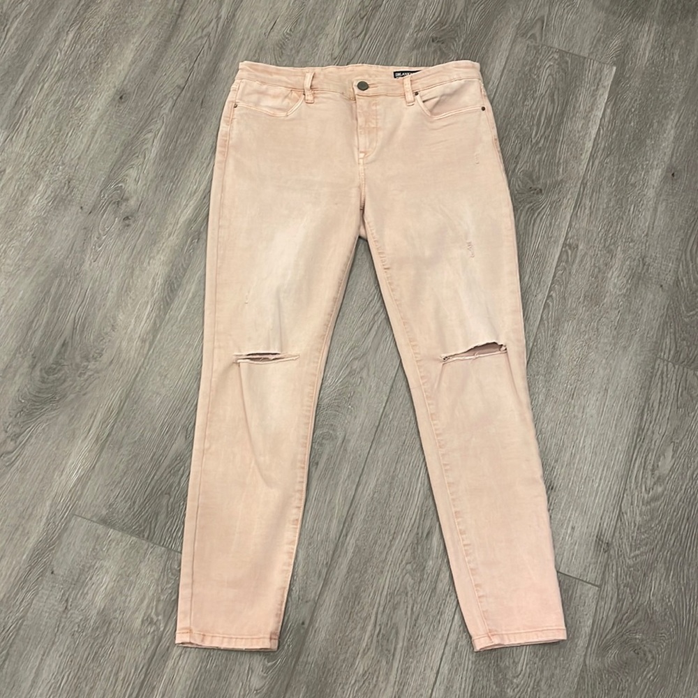 BLANKNYC Intro blush skinny distressed pants Size 30 H9